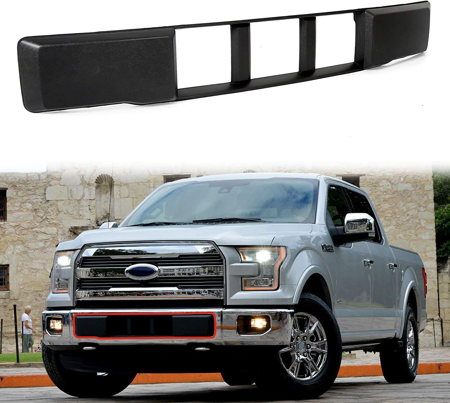 Kojem Front Bumper Lower Grille Trim Panel for 2015 2016 2017 Ford F-150 F150 OEM FL3Z-17E810-CA