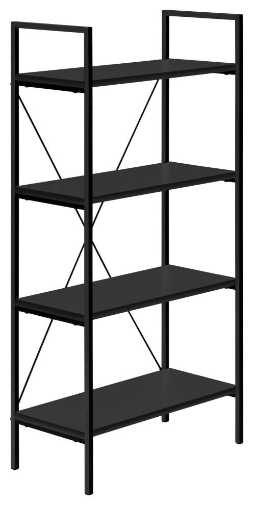 Bookcase 48 quotH Metal   Industrial   Bookcases   by Monarch Specialties  Houzz