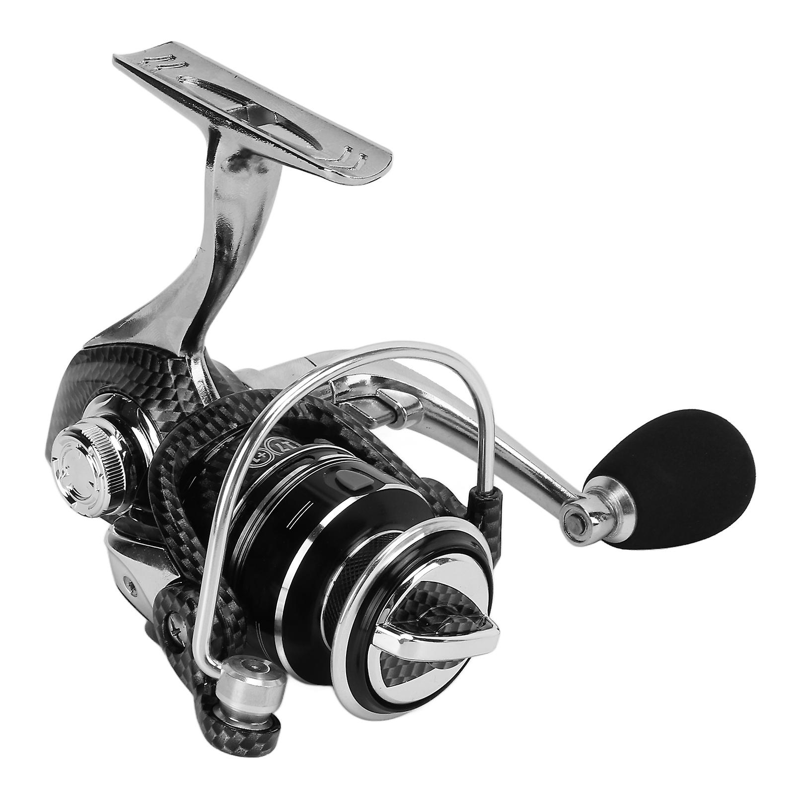 5.7:1 Full Metal Spinning Gapless Fishing Reels Left Right Hand Fishing Wheel For Saltwater Freshwater1000 Series