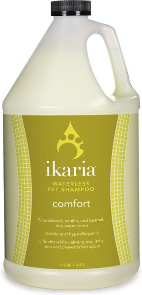 Ikaria Comfort Sandalwood Vanilla and Basmati Rice Water Scent Waterless Dog and Cat Shampoo