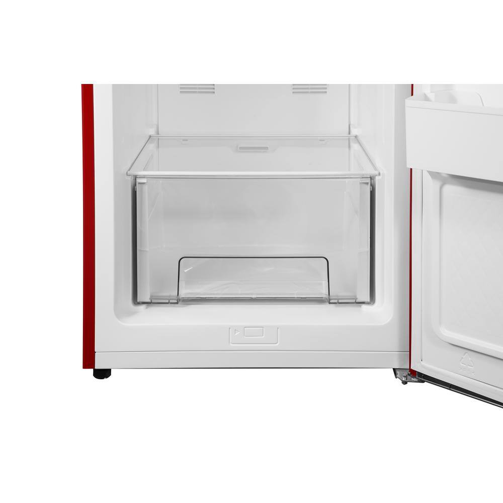 Galanz 11 cu. ft. Frost Free Convertible Upright Freezer or Fridge in Hot Rod Red with Electronic Temperature Control GLF11URDG16