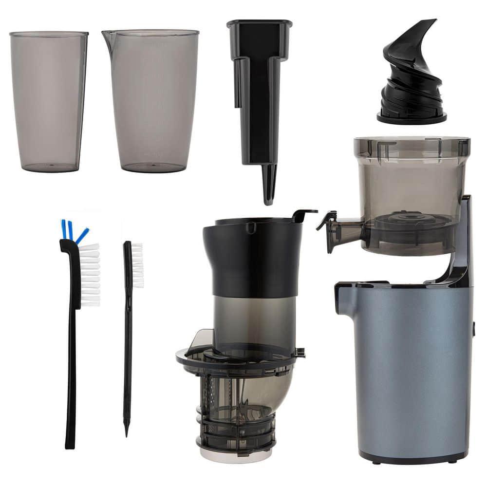 SJX1 Gray Easy Cold Press Juicer with XL BPAFree Feed Chute and Compact Footprint