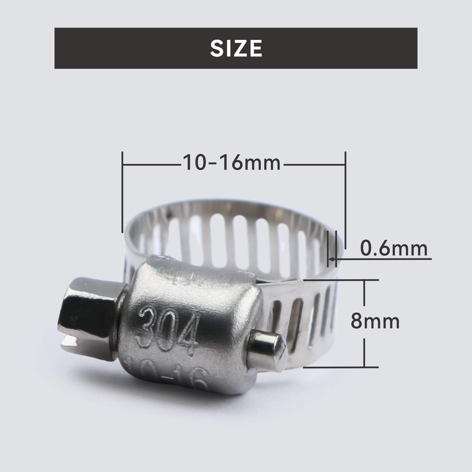 U.S. Solid Brass Hose Barbed Splicer， 3 pcs Round Equal Hose Joint， Brass Hose Fitting Connector， With 6 Clamps， 1/2