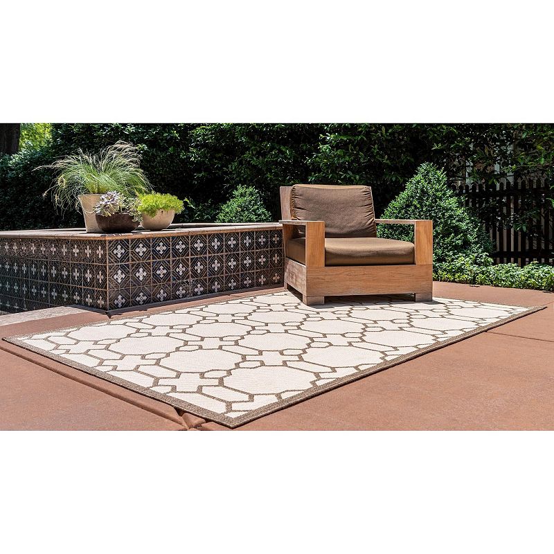 Unique Loom Geometric Indoor Outdoor Area Rug