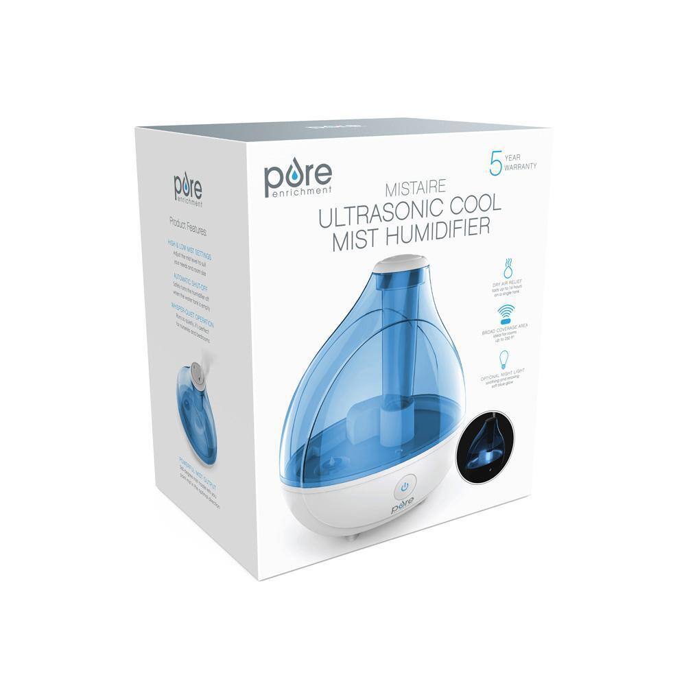 Pure Enrichment MistAire Ultrasonic Cool Mist Humidifier PEHUMIDIF-RT