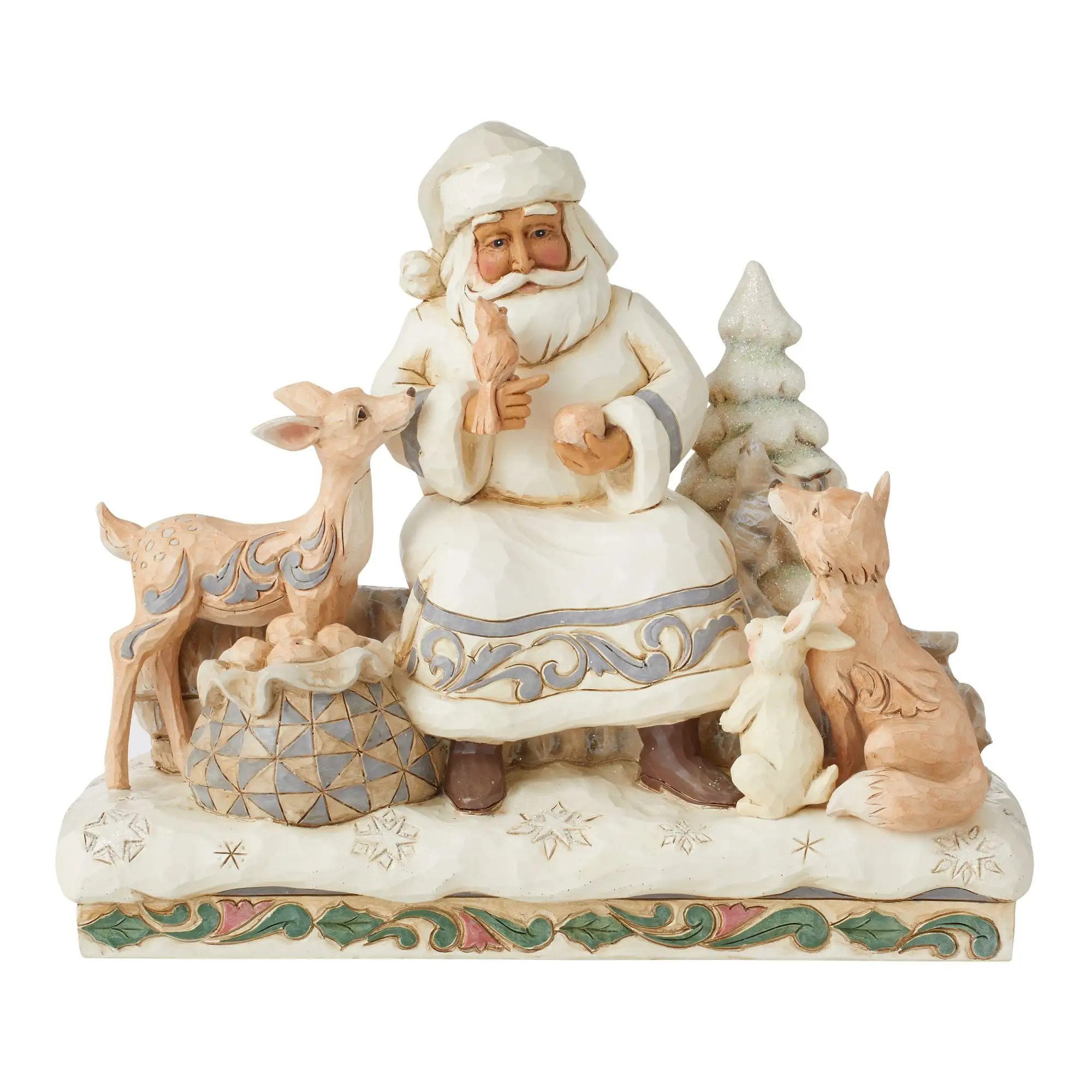 Woodland Santa Sitting/Animals