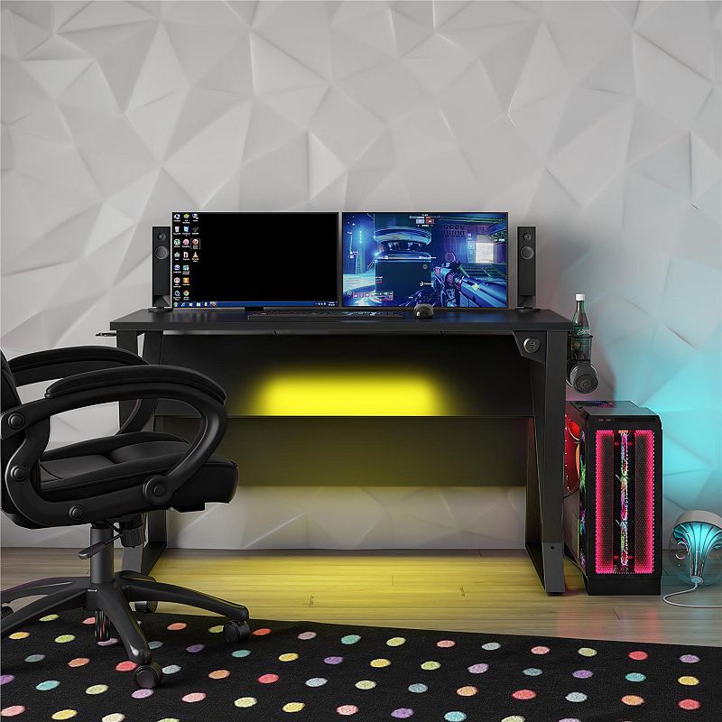 NTense Genesis Adjustable LED Gaming Desk