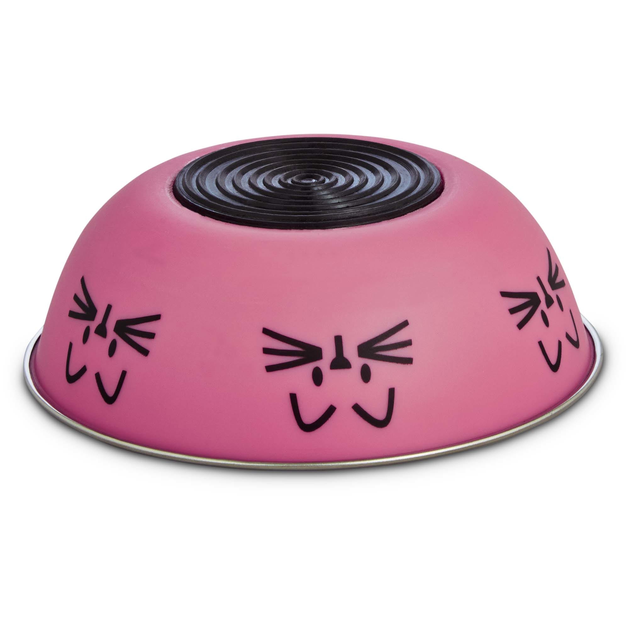 Harmony Pink Stainless Steel Cat Bowl， 1 Cup