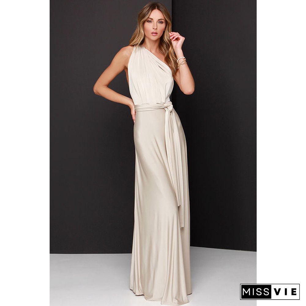 New Sexy Women Multiway Wrap Convertible Boho Maxi Dress Bandage Long Party Robe Bridesmaids Longue Femme Backless Banquet Dress