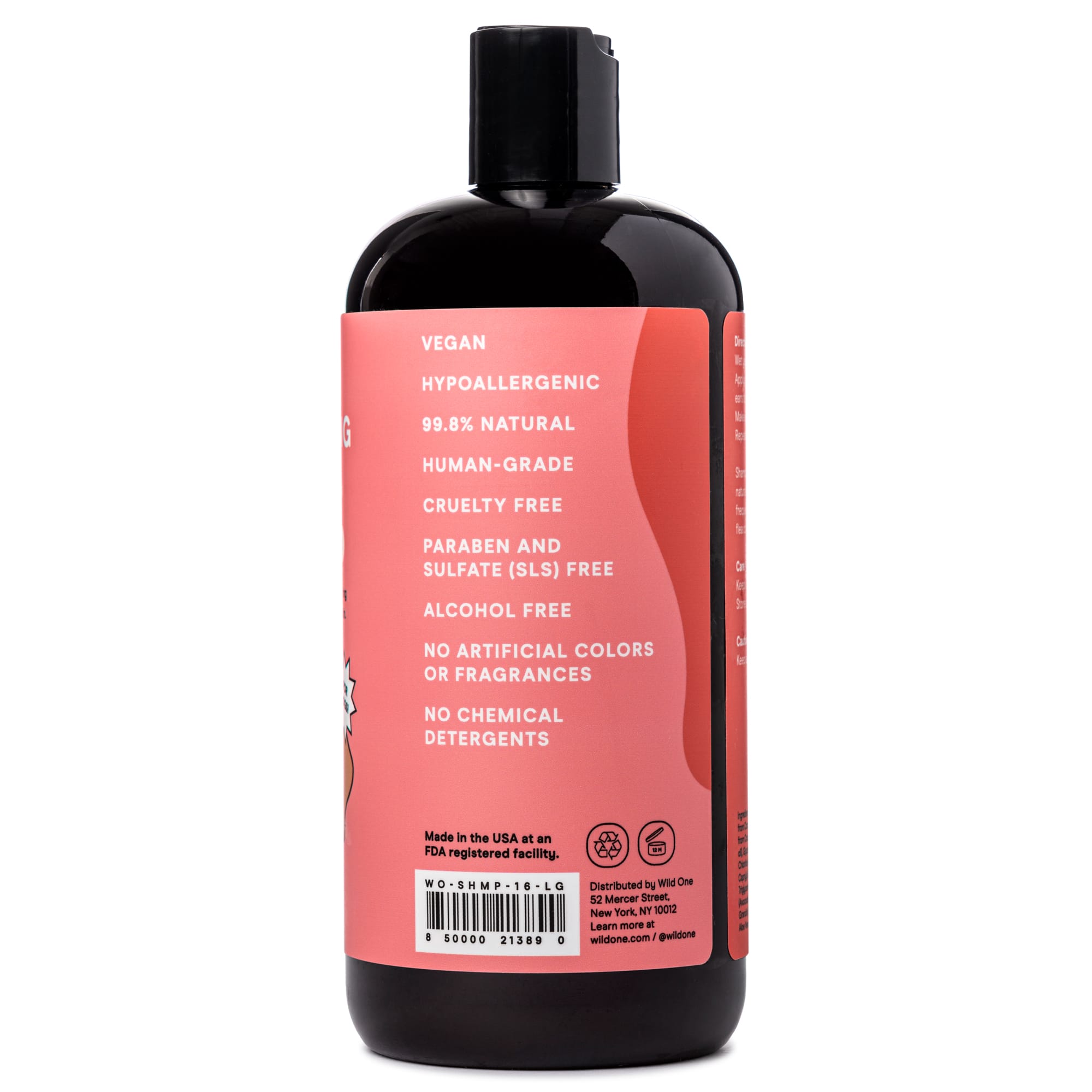 Wild One Grapefruit  Lemongrass Conditioning Shampoo for Dogs， 16 fl. oz.