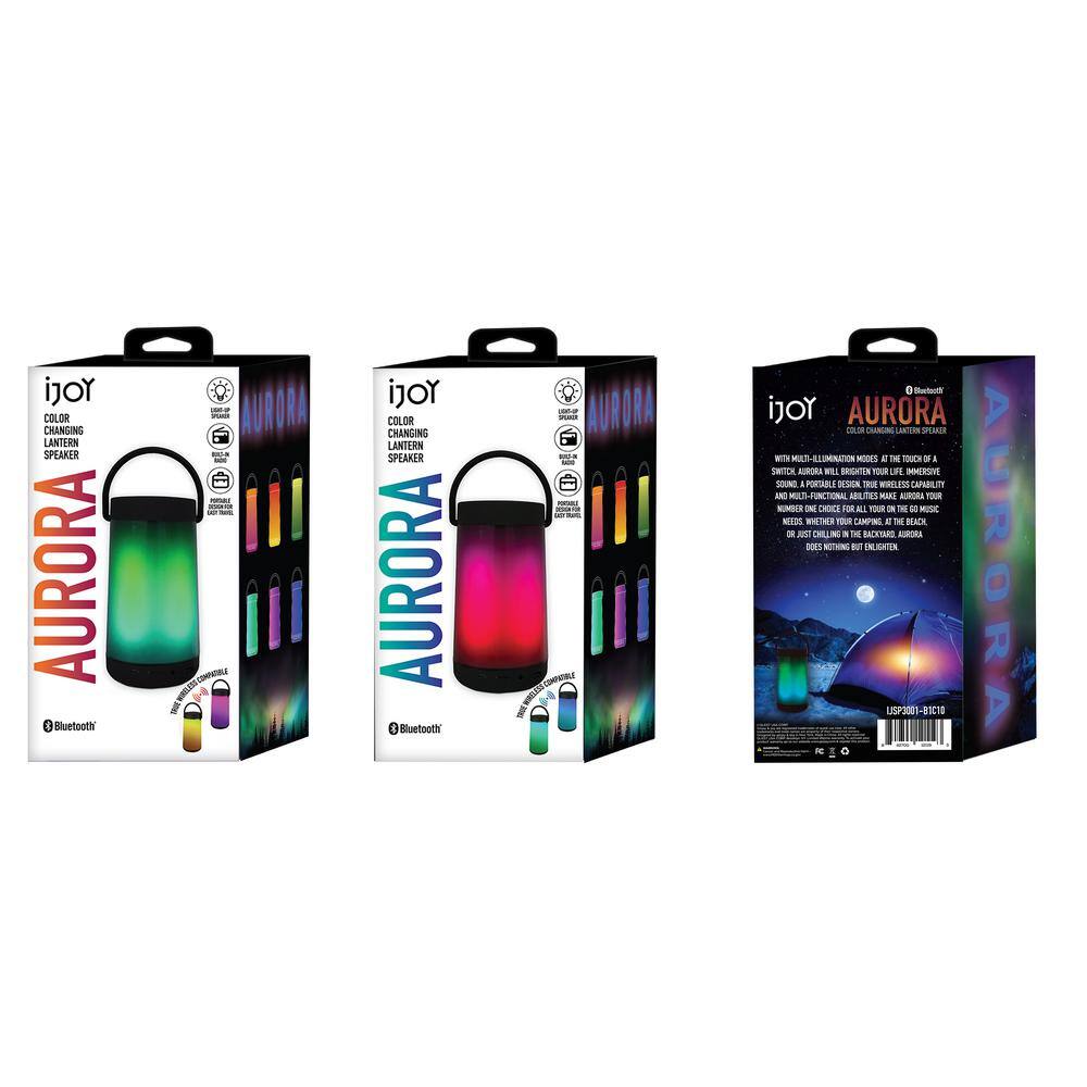 Aurora Bluetooth Color Changing Lantern Speaker IJSPPB1C10-HD