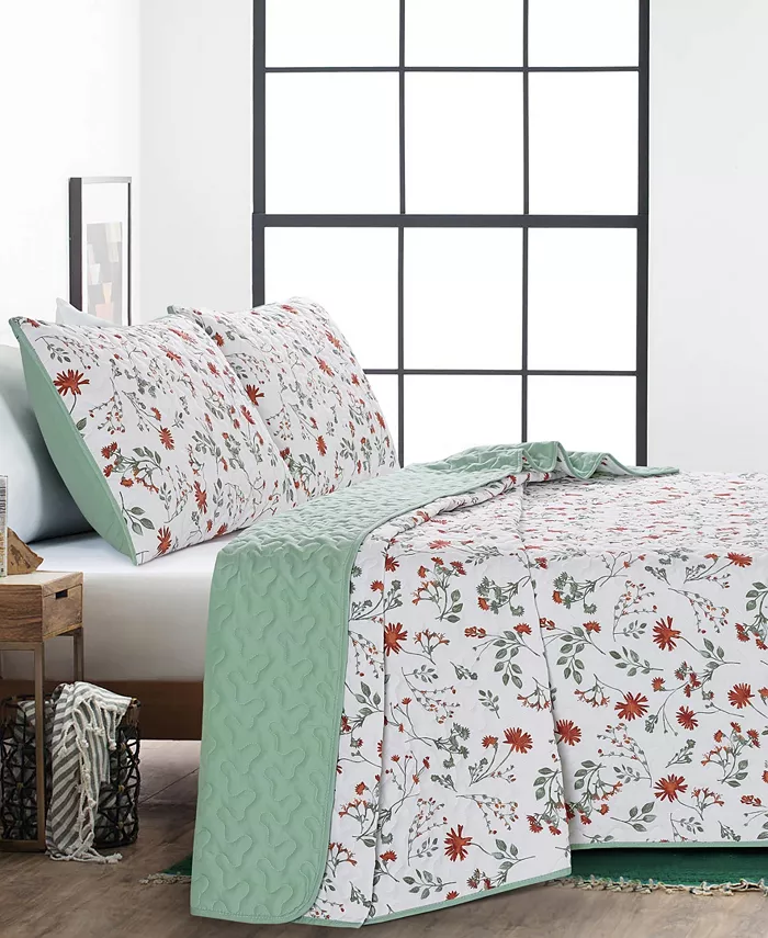 Videri Home Floral Botanical Quilt Set， Collection