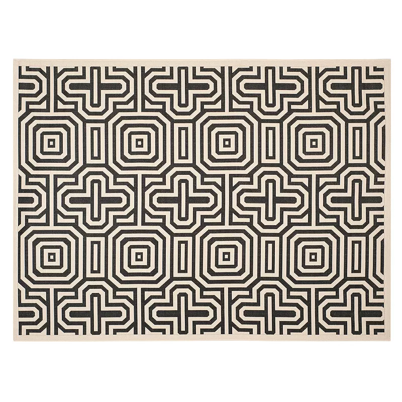 Safavieh Courtyard Geometric Print Indoor Outdoor Rug