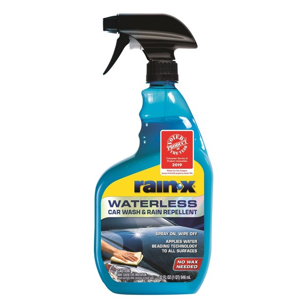 Rain x 32oz Waterless Car Wash And Rain Repellent