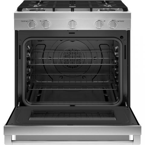 Haier 30-inch Freestanding Gas Range with Convection QCGSS740RNSS