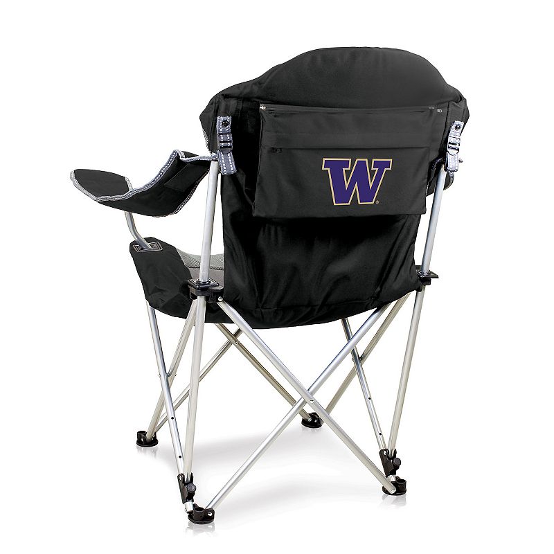 Picnic Time Washington Huskies Reclining Camp Chair