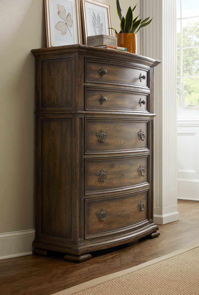 Gillespie 5 Drawer Chest   Traditional   Accent Chests And Cabinets   by Buildcom  Houzz