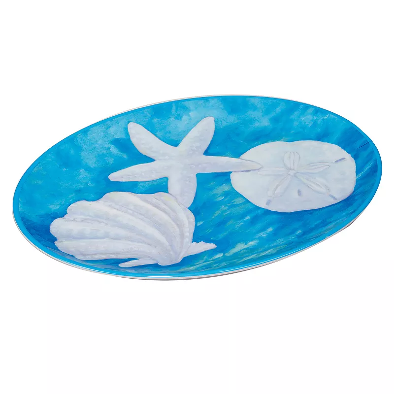 Certified International Ocean Beach 2-pc. Melamine Platter Set