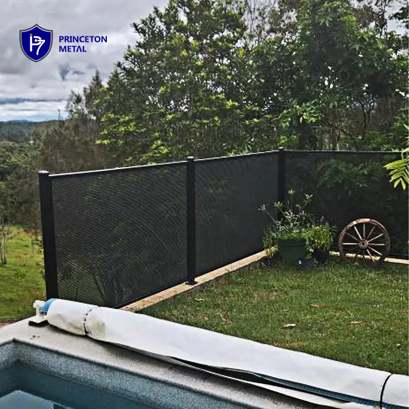 Project metal fencing screen AUS perf fencing perforated aluminium pool fence panel