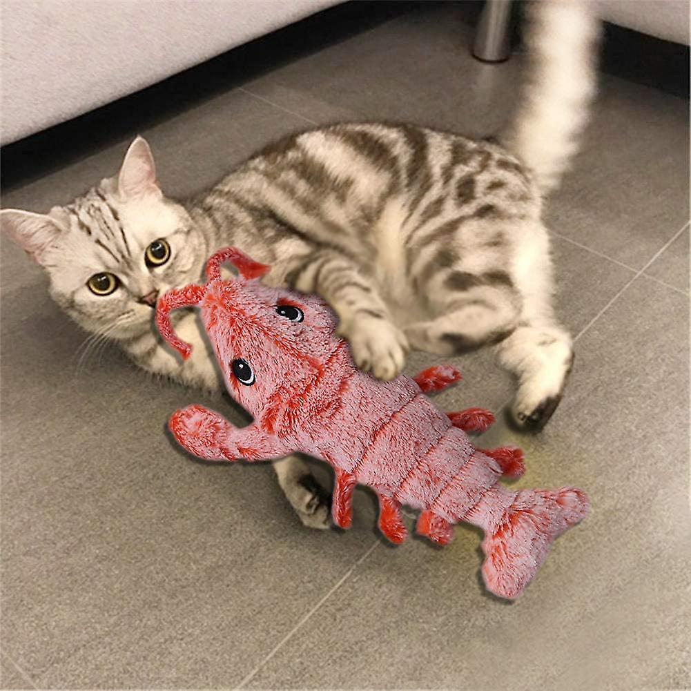 Floppy Lobster Cat Toy Catnip Toys， Floppy Fish Dog Toy， Usb Rechargeable Automatic Cat Toy Interactive Cat Toy With Catnip， Moving Cat Chew Toy， Cat