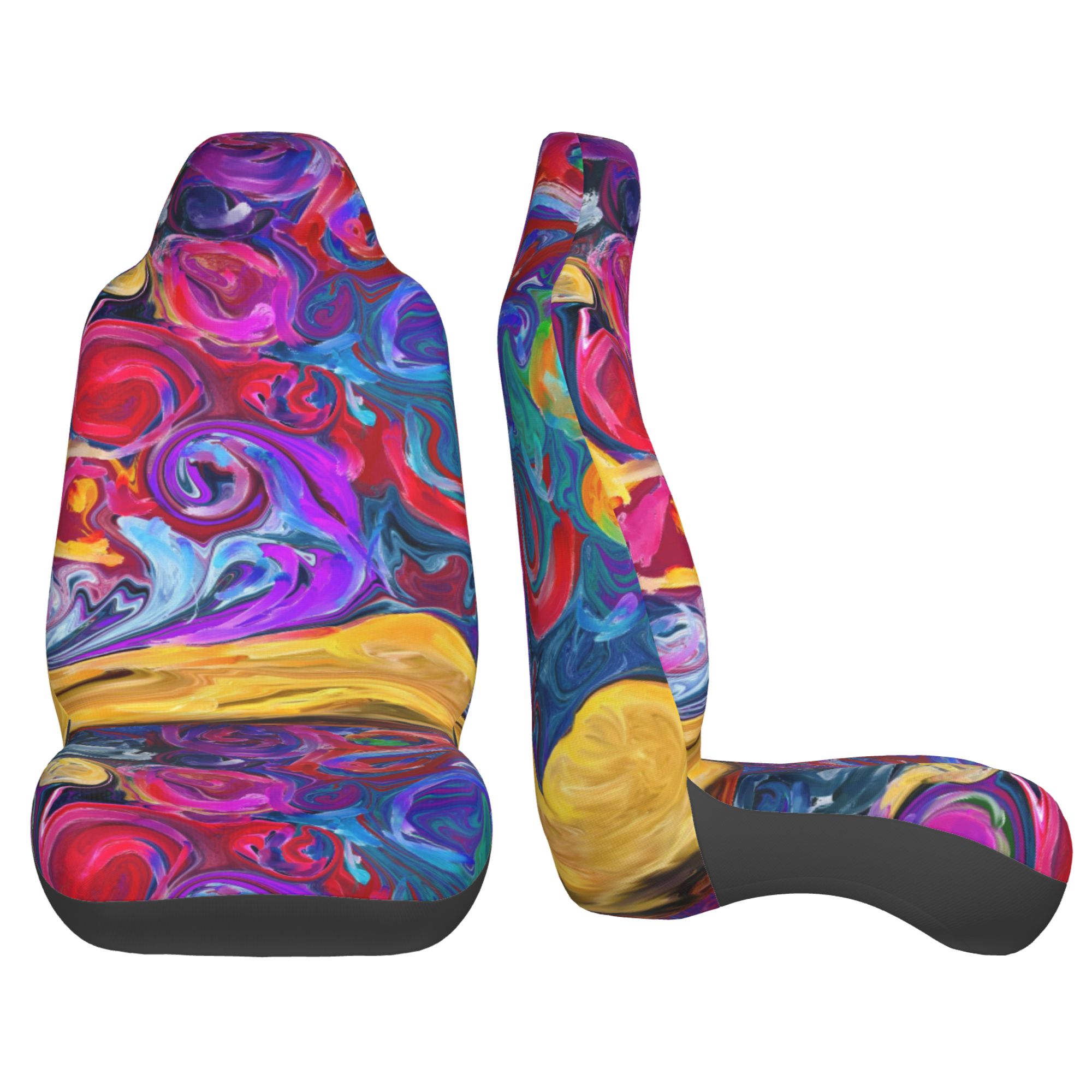 ZICANCN Car Seat Cover Colorful Dreams Car Front Seat Covers Protectors ， Automotive Seat Covers for Cars Trucks Suv