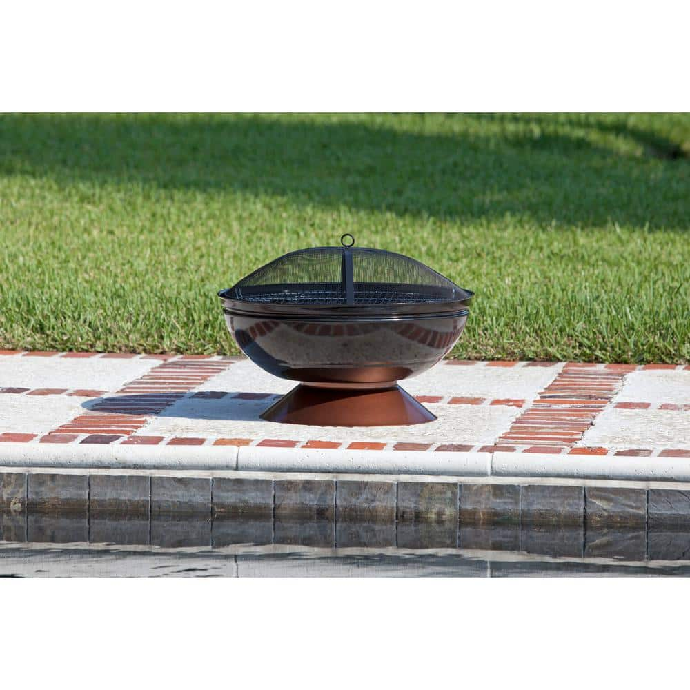 Fire Sense Degano 26 in. Round Steel Fire Pit 62242