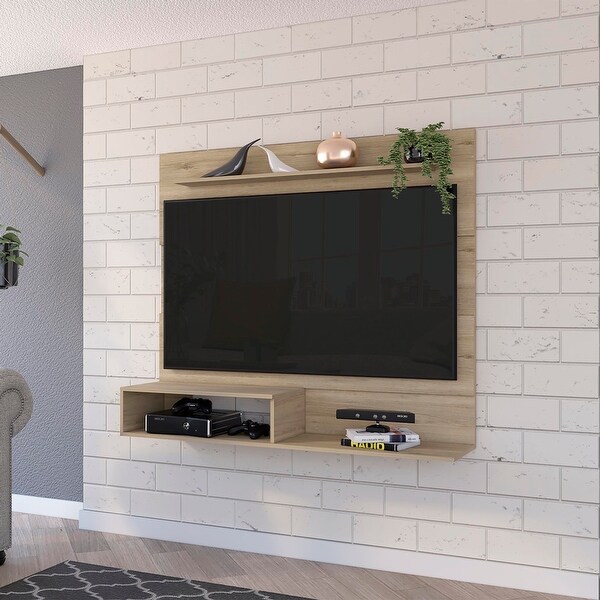 Floating Entertainment Center with 3 Shelves