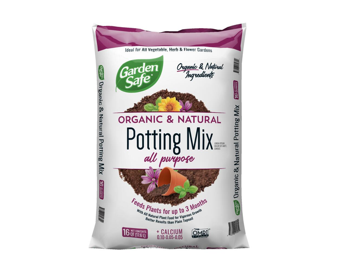 Garden Safe Potting Mix， 16 Quart - 50150517