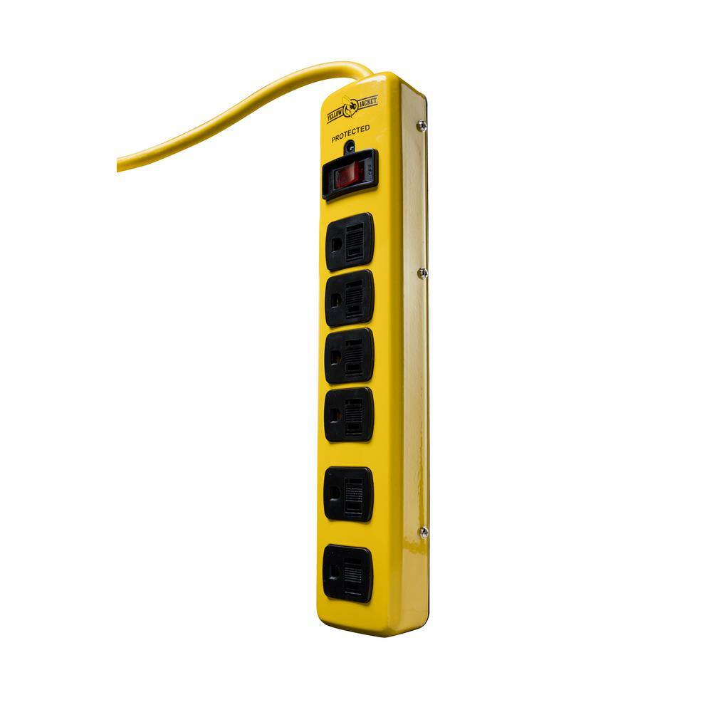 Yellow Jacket 15 ft. 6-Outlet 1440-Joule Surge Protector Power Strip 51380001