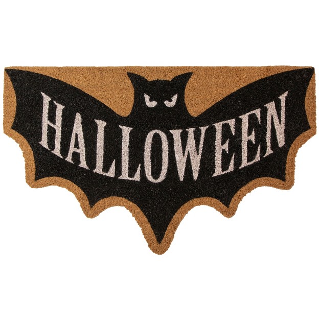 Bat Shaped Doormat 18 quot X