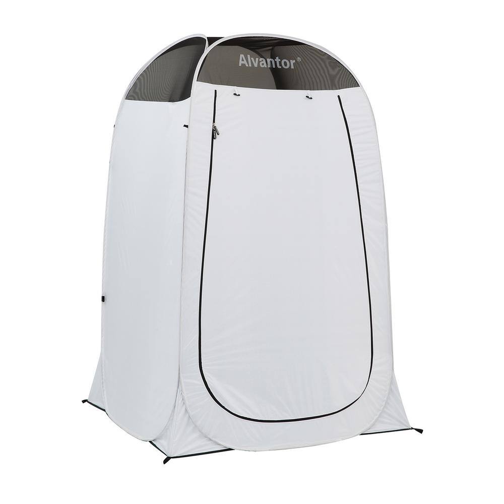 Alvantor 48 in. x 48 in. x 84 in. Shower Tent Portable Pop Up Changing Room Outdoor Shelter Teflon Coating Fabric UPF 50+ 7020