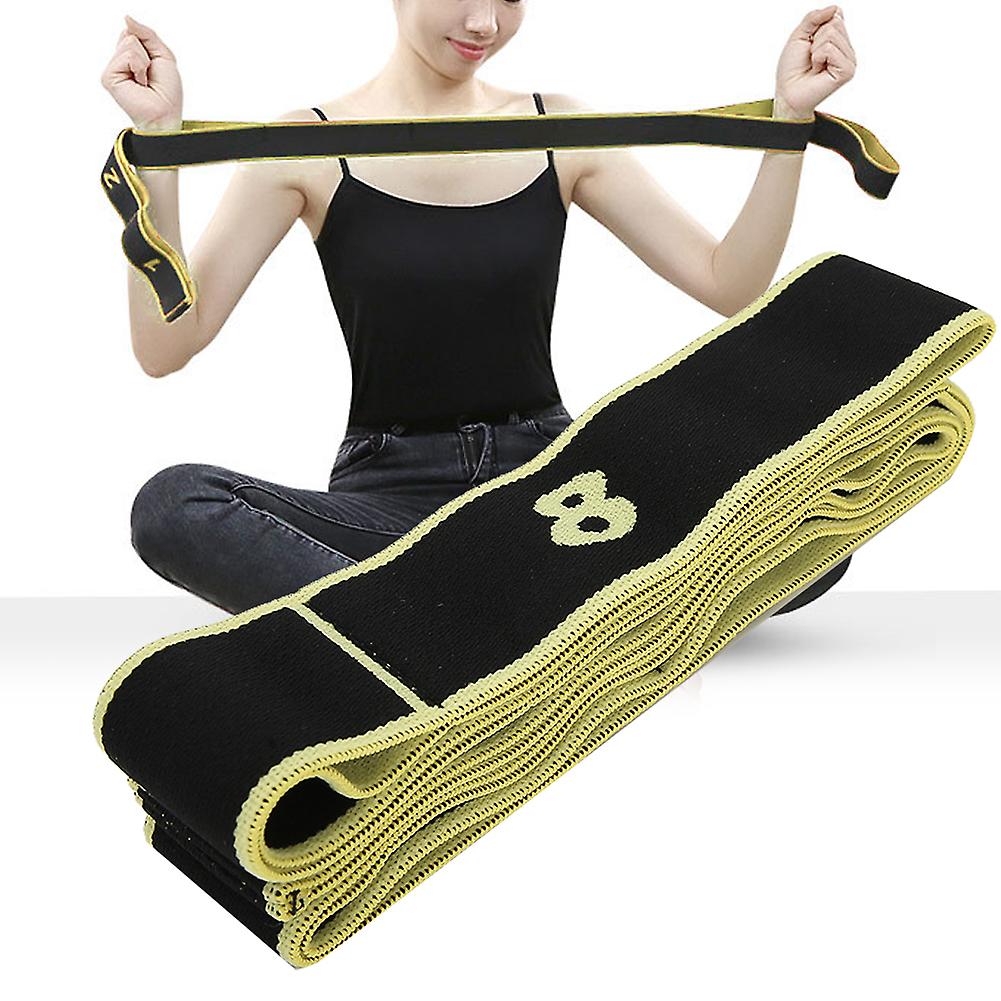 Yoga Stretch Strap Sport Fitness Indoor Yoga Strength Training Resistance Beltyellow