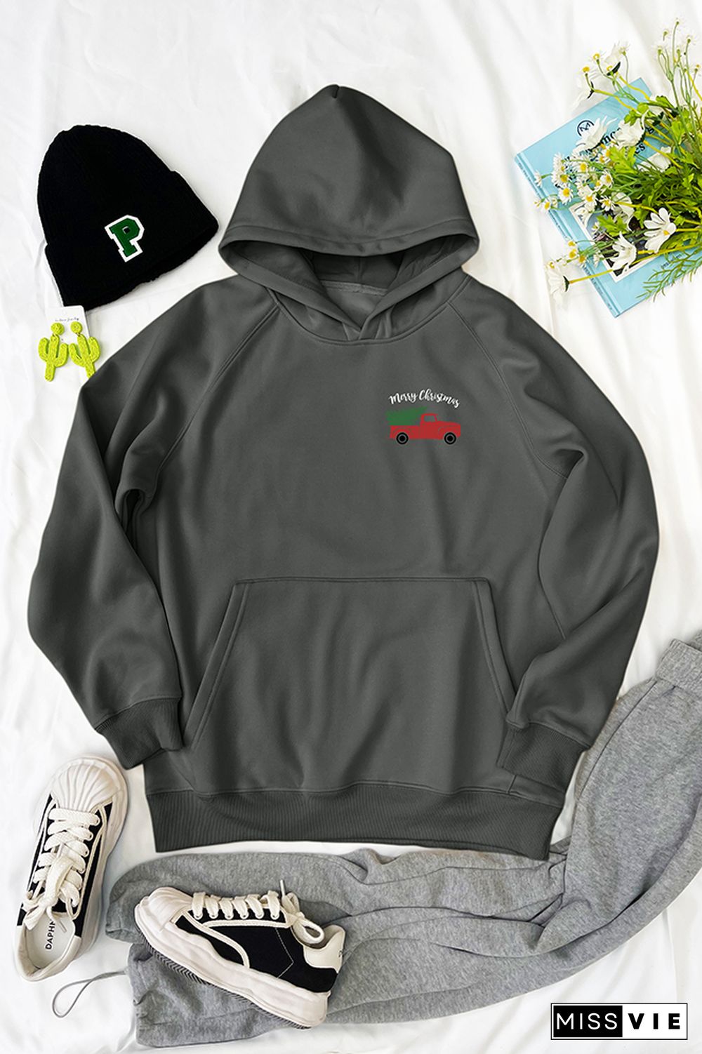 Merry Christmas Sweatshirt, Christmas Truck Sweatshirt Wholesale