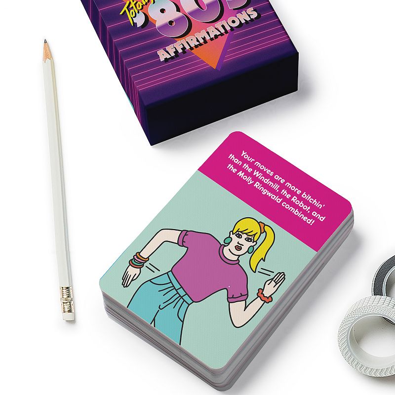 Knock Knock 80's Affirmations Deck