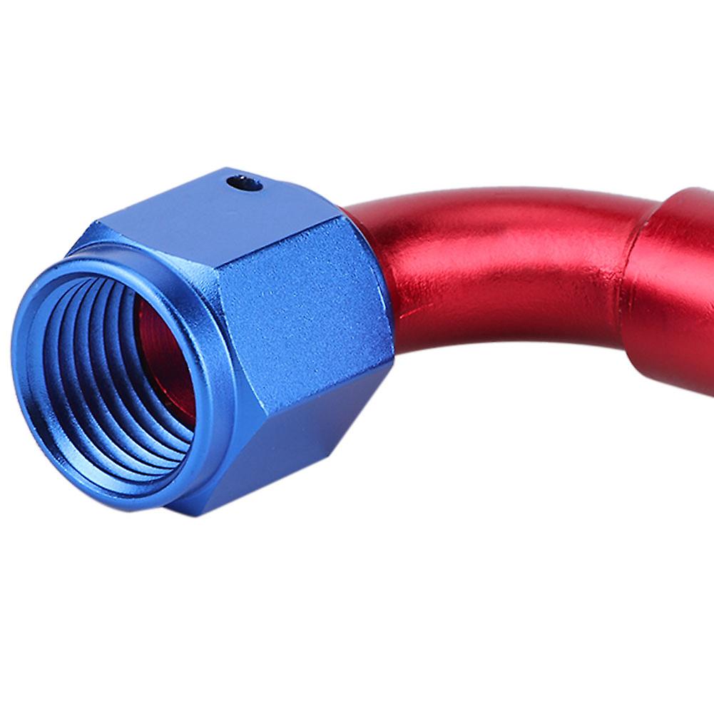 An6 90 Degree Push On Twist Lock Oil Gas Fuel Line Hose End Male Fitting