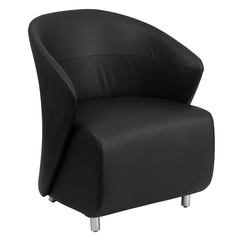 Flash Furniture Pasithea Curved Barrel Back Lounge Chair