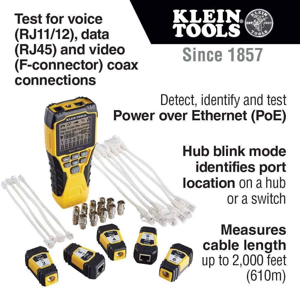 Klein Tools Scout Pro 3 Tester Plus Remote Kit VDV501853 from Klein Tools