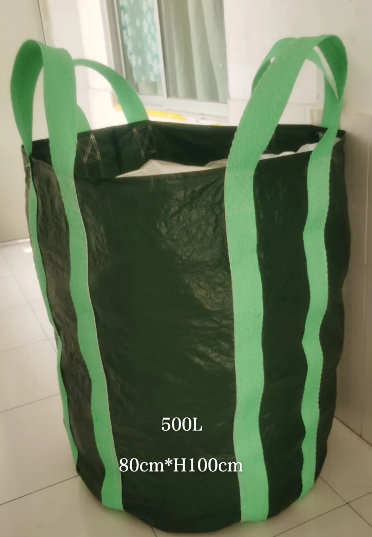 20L 50L 75L 100L 200L 400L  500L  1000L 1500L Woven Planter Bags with handle UV Resistant Heavy Duty PE grow bag