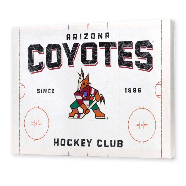 Nhl Arizona Coyotes Rink Canvas