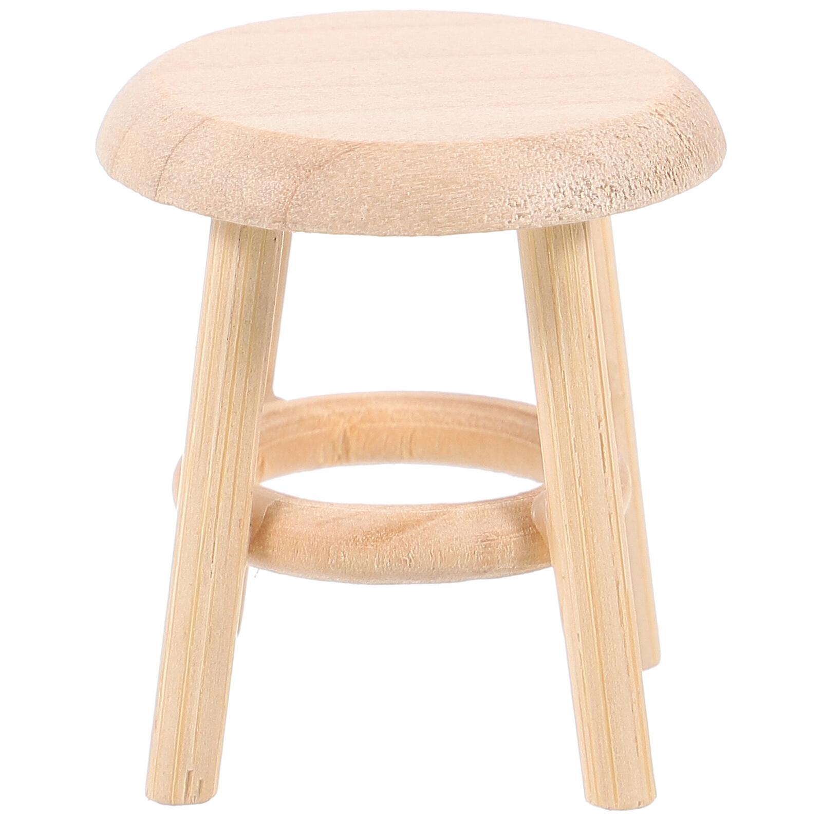 Mini House Furniture Mini Round Stool Miniature Stool Mini Furniture Miniature Furniture Ornament