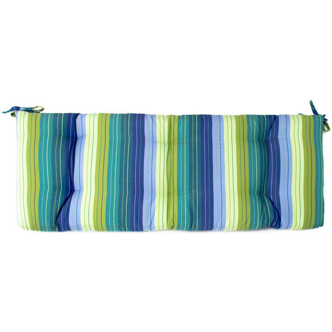 Sunbrella Seville Seaside Small Outdoor Replacement Bench Cushion By Signature