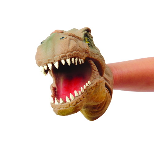 U.S. Toy 4488 Stretchy Dino Hand Puppets / 6 pc