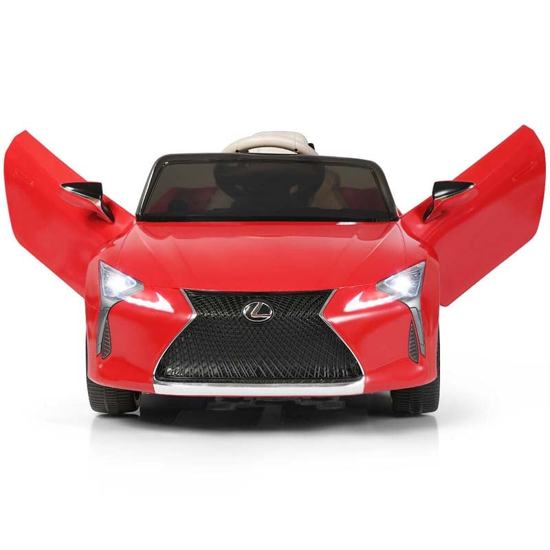 Licensed Lexus LC500 Kids Ride on Car, 12V Battery Powered Electric Vehicle Riding Toy Car with Remote Control