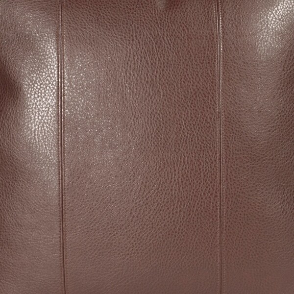 Allan Andrews Brown Faux Leather Slip-covered Full/Queen Wood Headboard - - 6753197