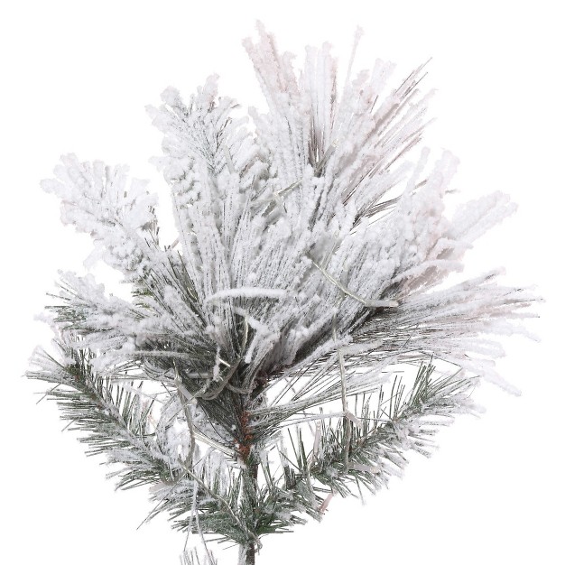 Vickerman Flocked Atka Pine Artificial Christmas Tree