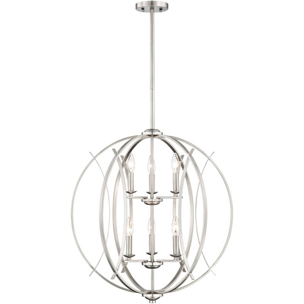 Wide Modern 6 light Fixture For Dining Room House Foyer Kitchen Island Entryway Home