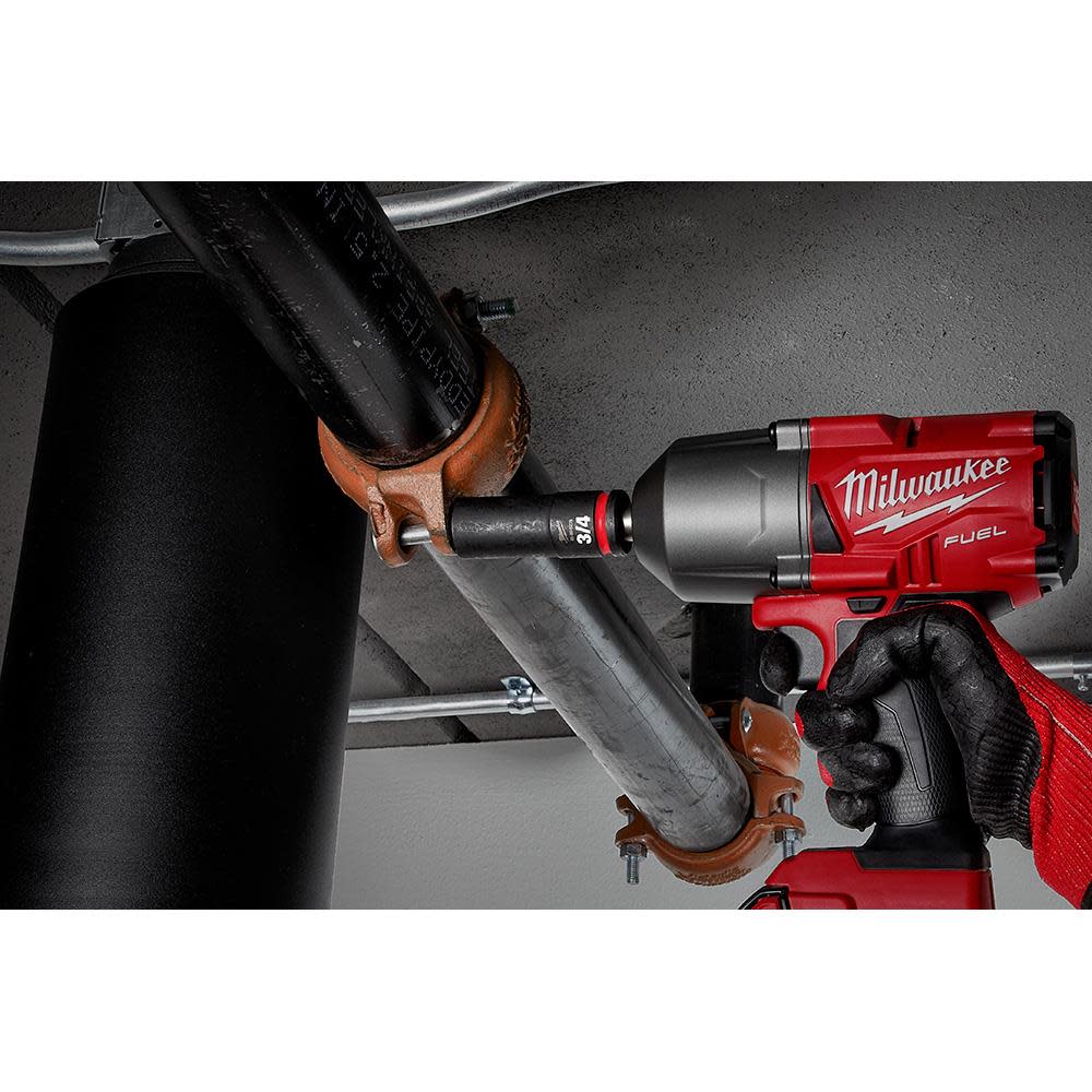 Milwaukee SHOCKWAVE™ Impact Duty™ Socket 1/2 Drive 3/4 Deep 6 Point