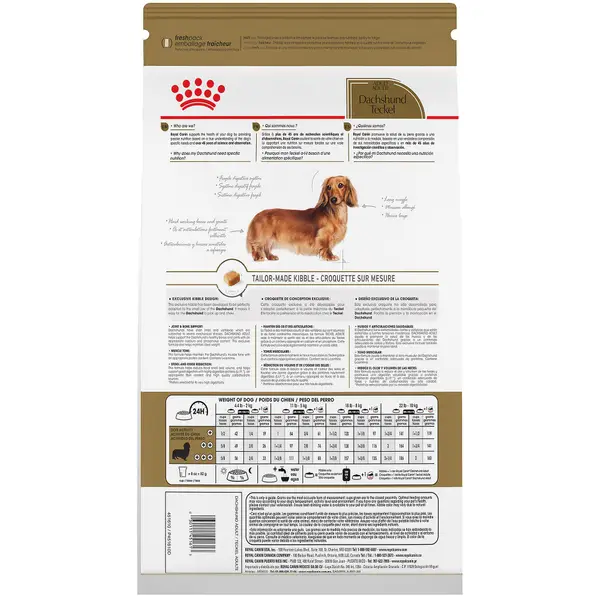 Royal Canin 10 lb Breed Health Nutrition Dachshund Adult Dry Dog Food