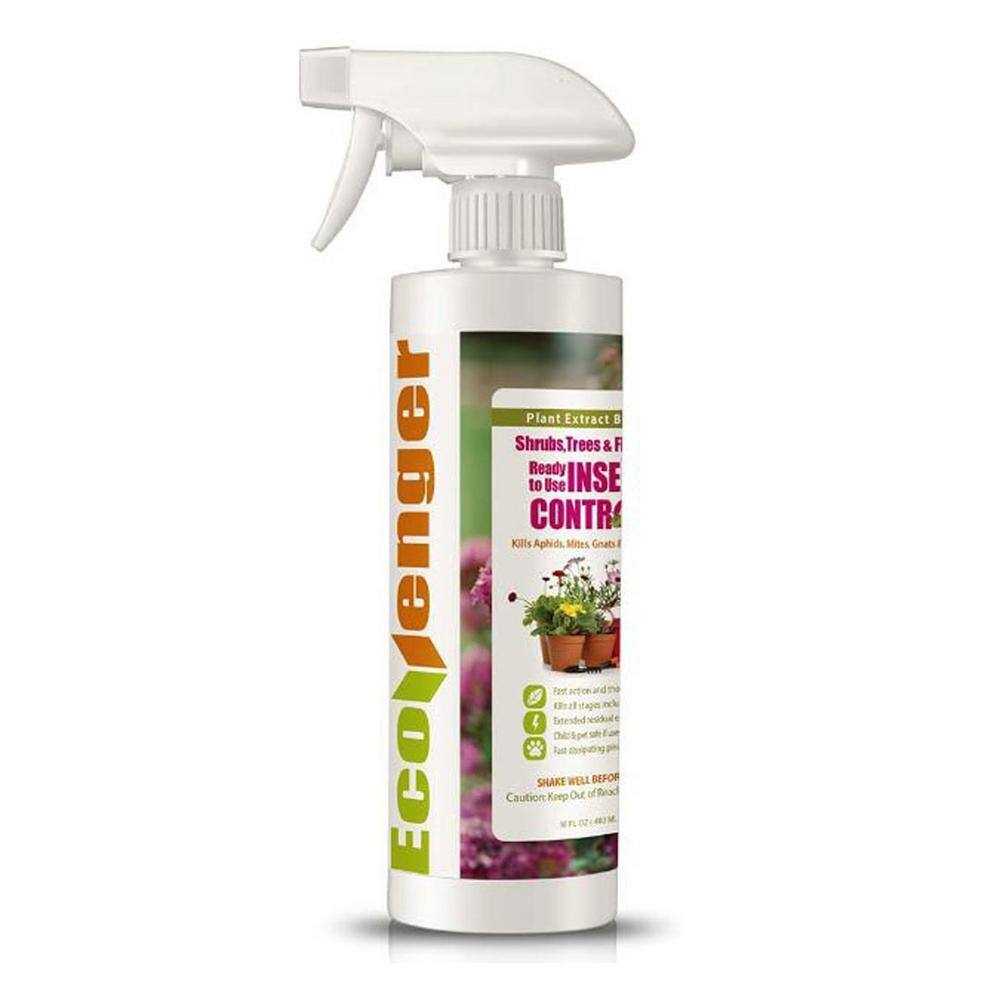 ECOVENGER Garden Insect Control by EcoRaider 16 oz. Aphids Mealybugs Spider Mites Army Worm ChildPet-Safe EV1GM140016