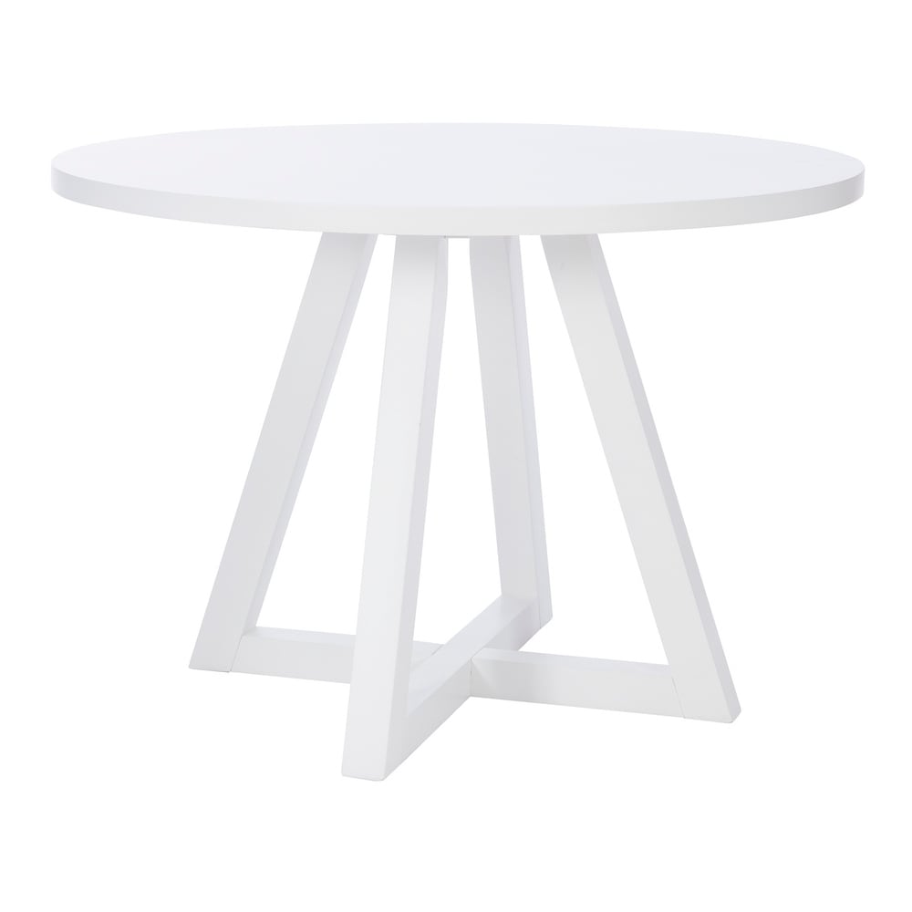 Catron White Round Dining Table